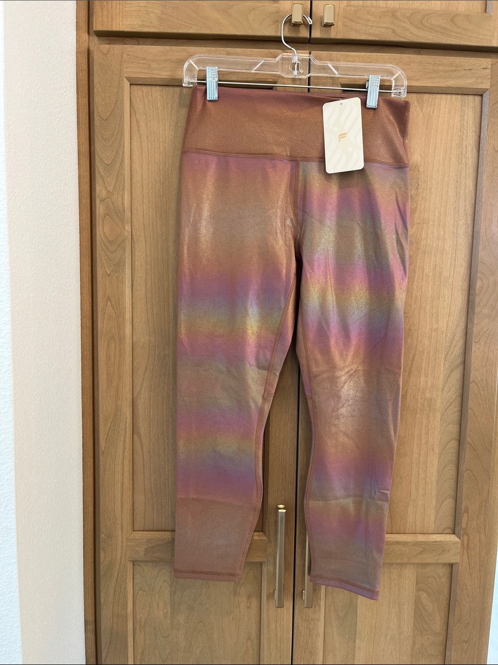 Fabletics High-Waisted Iridescent Luxe 7/8 Leggings